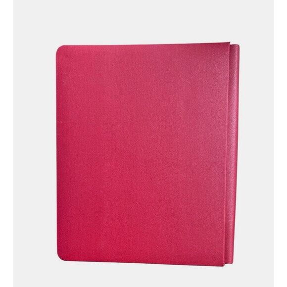 New Creative Memories 8 x10 Red Scrapbook Album Pages Paint Splotch Closed Spine - Picture 2 of 3